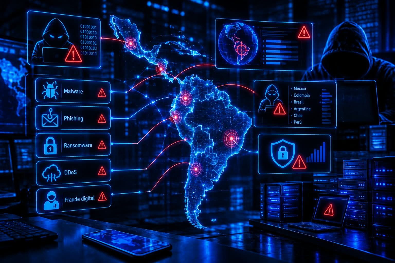 Las ciberamenazas que más se repiten en América Latina no son nuevas: 5 claves para protegerse mejor